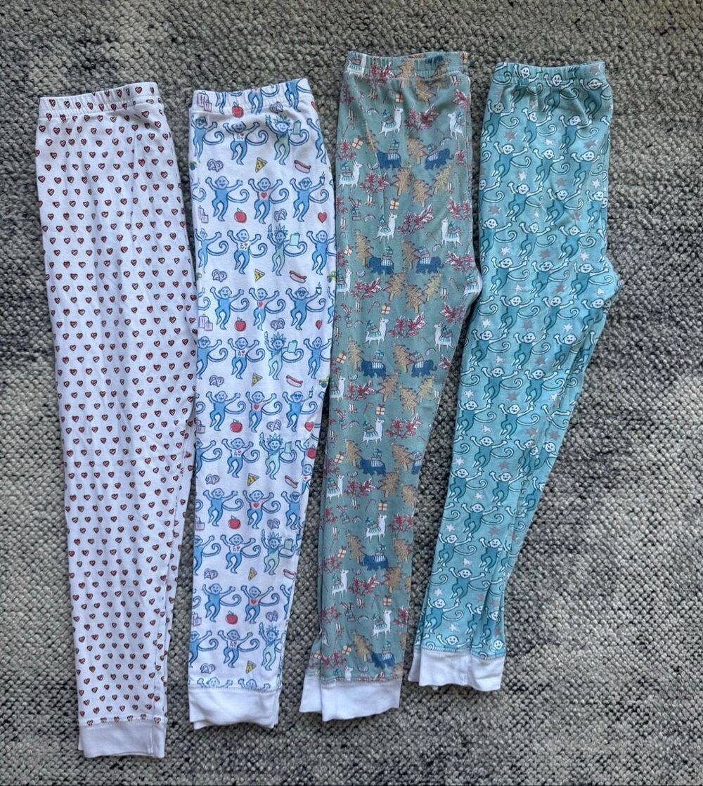 Roller Rabbit 10 Girls Pajama Pants Bundle